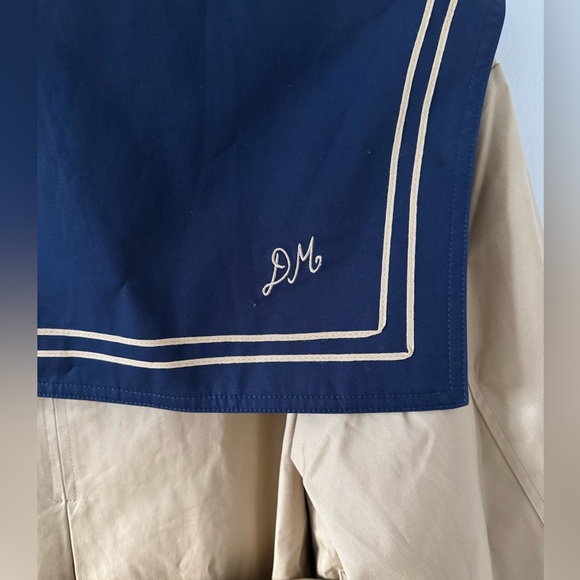 NWT Damson Madder Ella Cotton Trench Coat in Tan - Picture 13 of 16